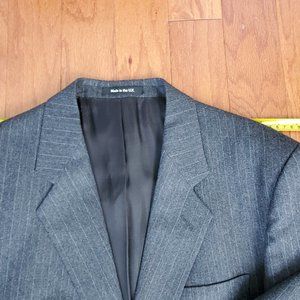 (Men) VTG St. Michael - Sz 42 Gray Wool Suit